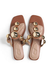 Sandália Feminina Rasteira Maxi - Castor SDI-11564 - CS
