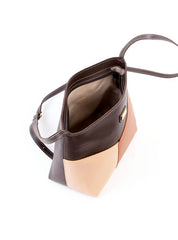 Bolsa Tote Transversal Retalhos - Cacau BSI-6458 - CA