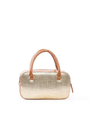 Bolsa Baú Pequena com Mix de Materiais BSI-6499 - CS
