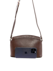 Bolsa Transversal Arredondada - Cacau BSI-6449 - CA