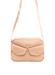 Bolsa Bag Transversal Arredondada - Nude BSI-6121 - NU