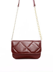 Bolsa Satchel Pequeno Couro Transversal - Cacau BSI-5858 - CA