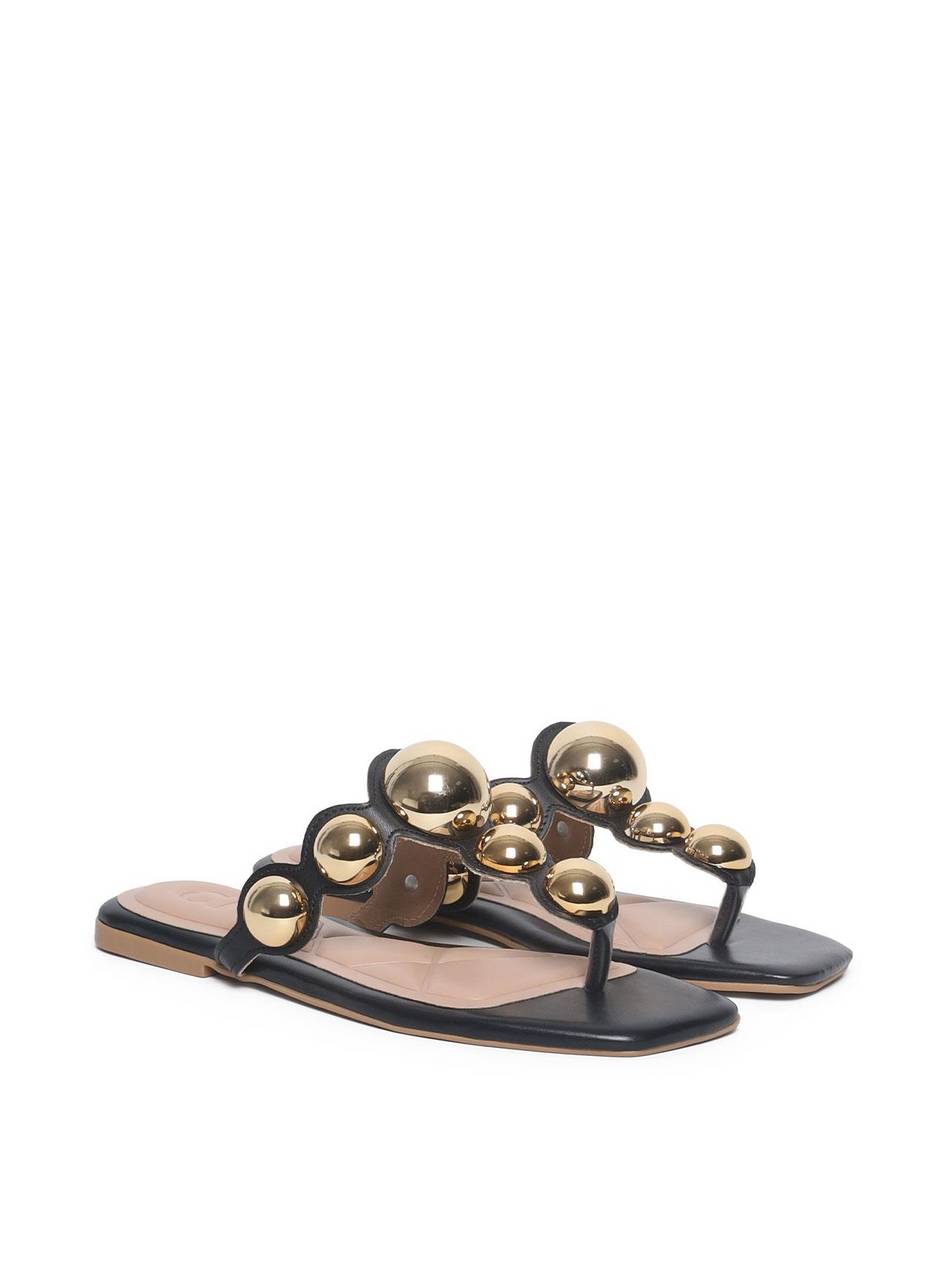 Sandália Feminina Rasteira Maxi - Preta SDI-11564 - PR
