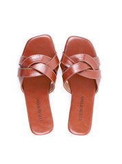 Rasteira com Tiras Largas Entrelaçadas - Castor SDI-11917 - CS