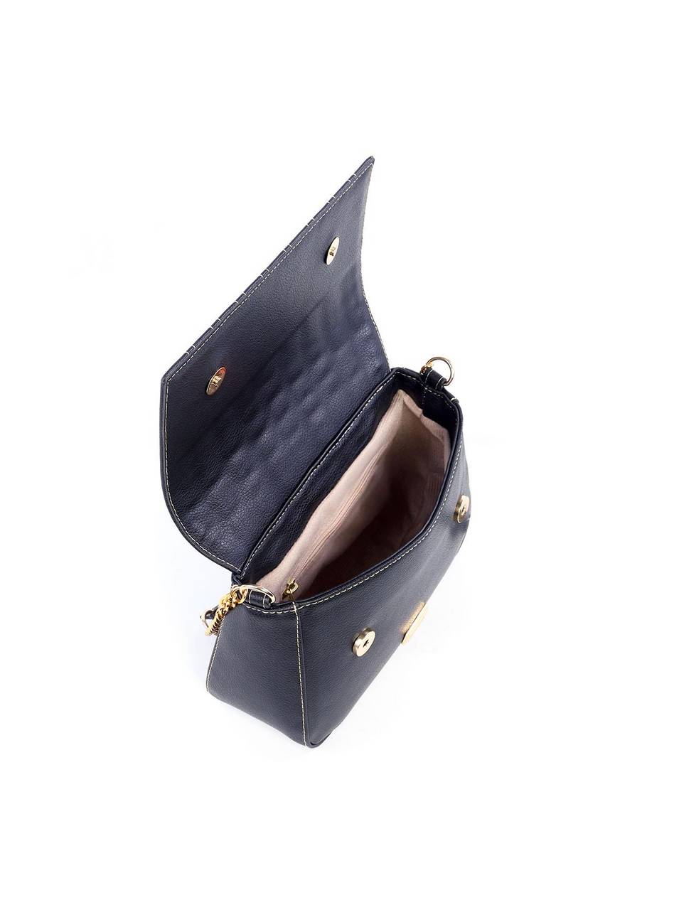 Bolsa Satchel com Costura na Tampa - Preta BSI-6214 - PR