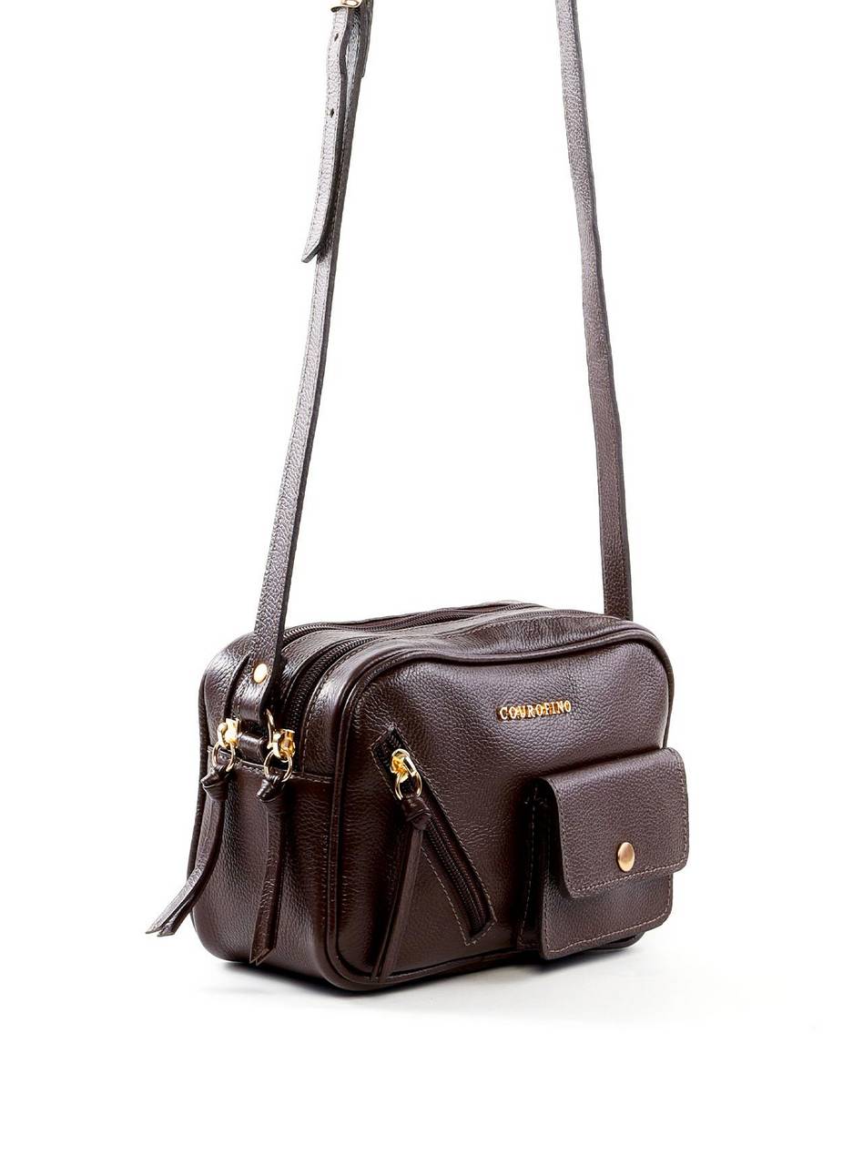 Bolsa Bag Transversal com Bolso Frontal - Cacau BSI-6427 - CA