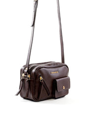 Bolsa Bag Transversal com Bolso Frontal - Cacau BSI-6427 - CA