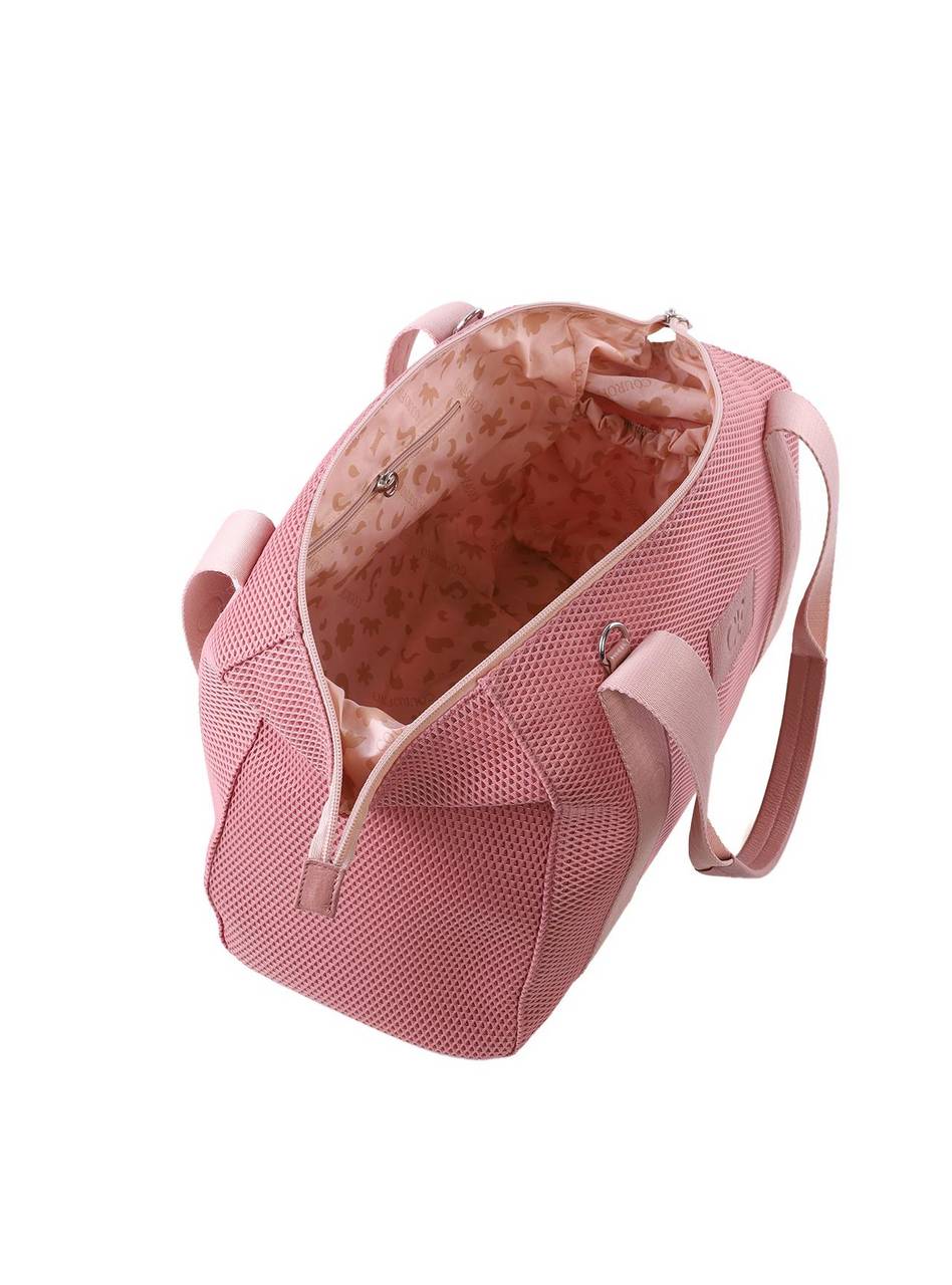 Bolsa Baú em Tela com Fita na Alça - Rosa BSI-6400 - RS