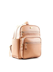 Mochila Quadrada com Bolsos Laterais - Nude BSI-465 - NU
