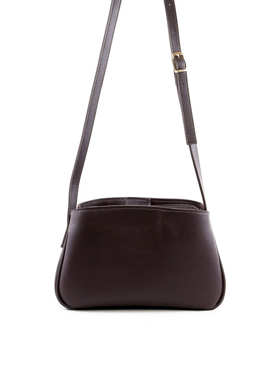 Bolsa Tote Transversal com 3 Divisórias - Cacau BSI-6411 - CA