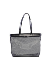 Bolsa Shopper Transparente com Tela - Preta BSI-6303 - PR