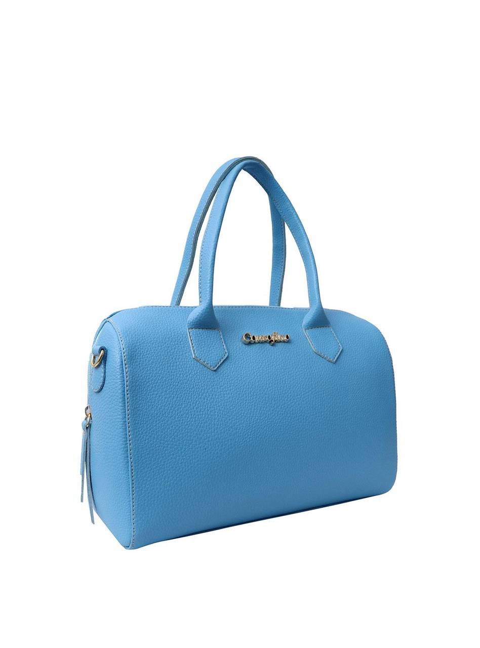 Bolsa Baú Média Tiracolo Alça Removível Azul BSI-5328 - AZ
