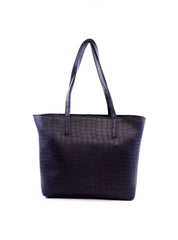 Bolsa Shopper Tiracolo Detalhes Tiras Zíper Puxador Preta BSI-5889 - PR