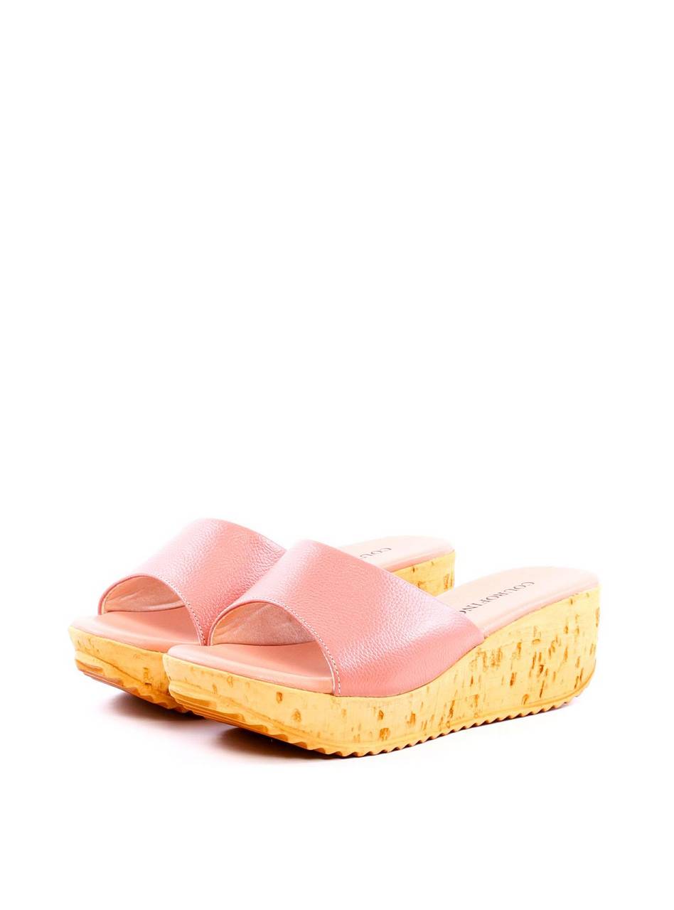 Tamanco Anabela com Tira Única - Nude SDI-11962 - NU