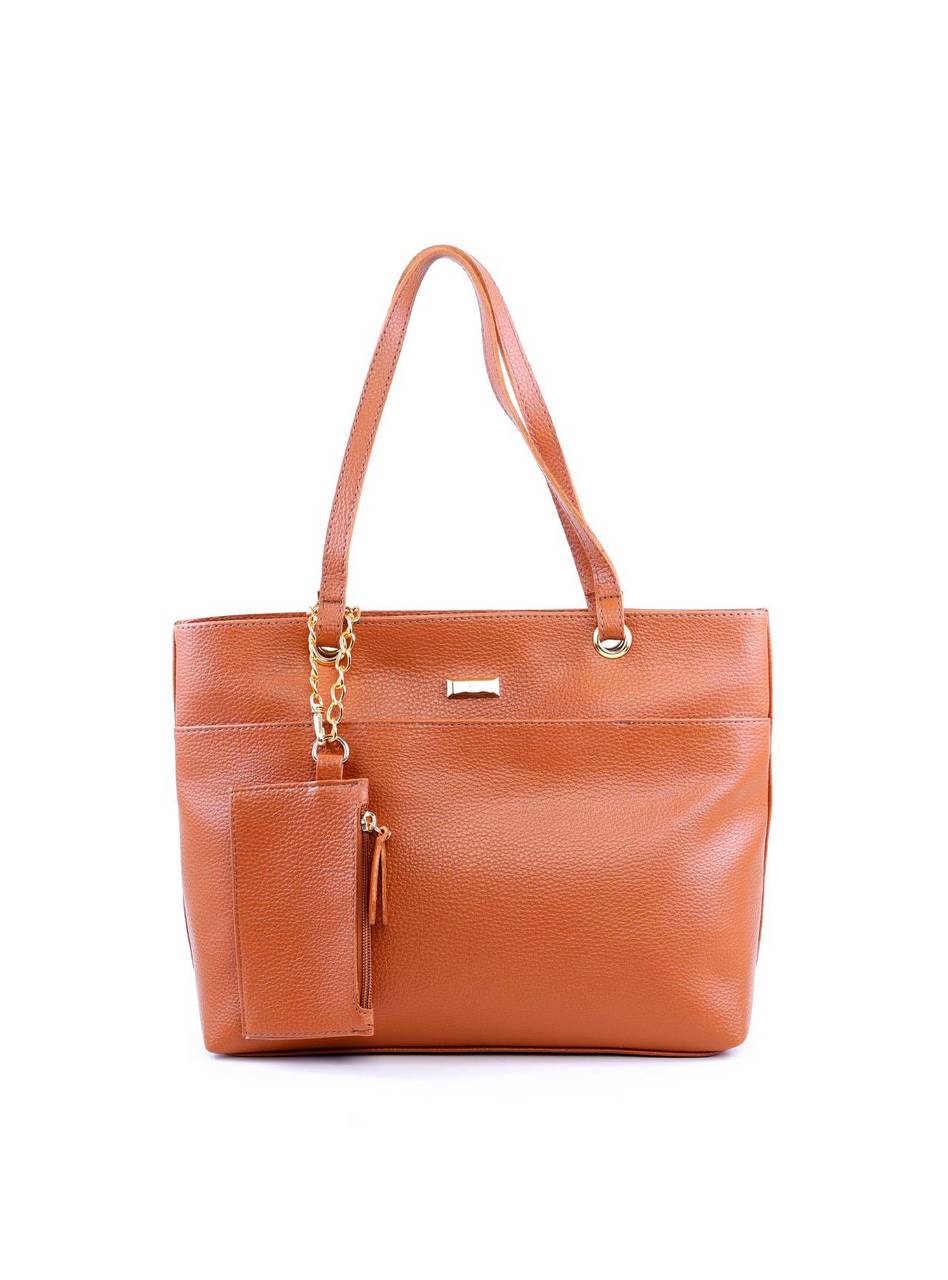 Bolsa Shopper com Bag Charm Removível - Castor BSI-6060 - CS