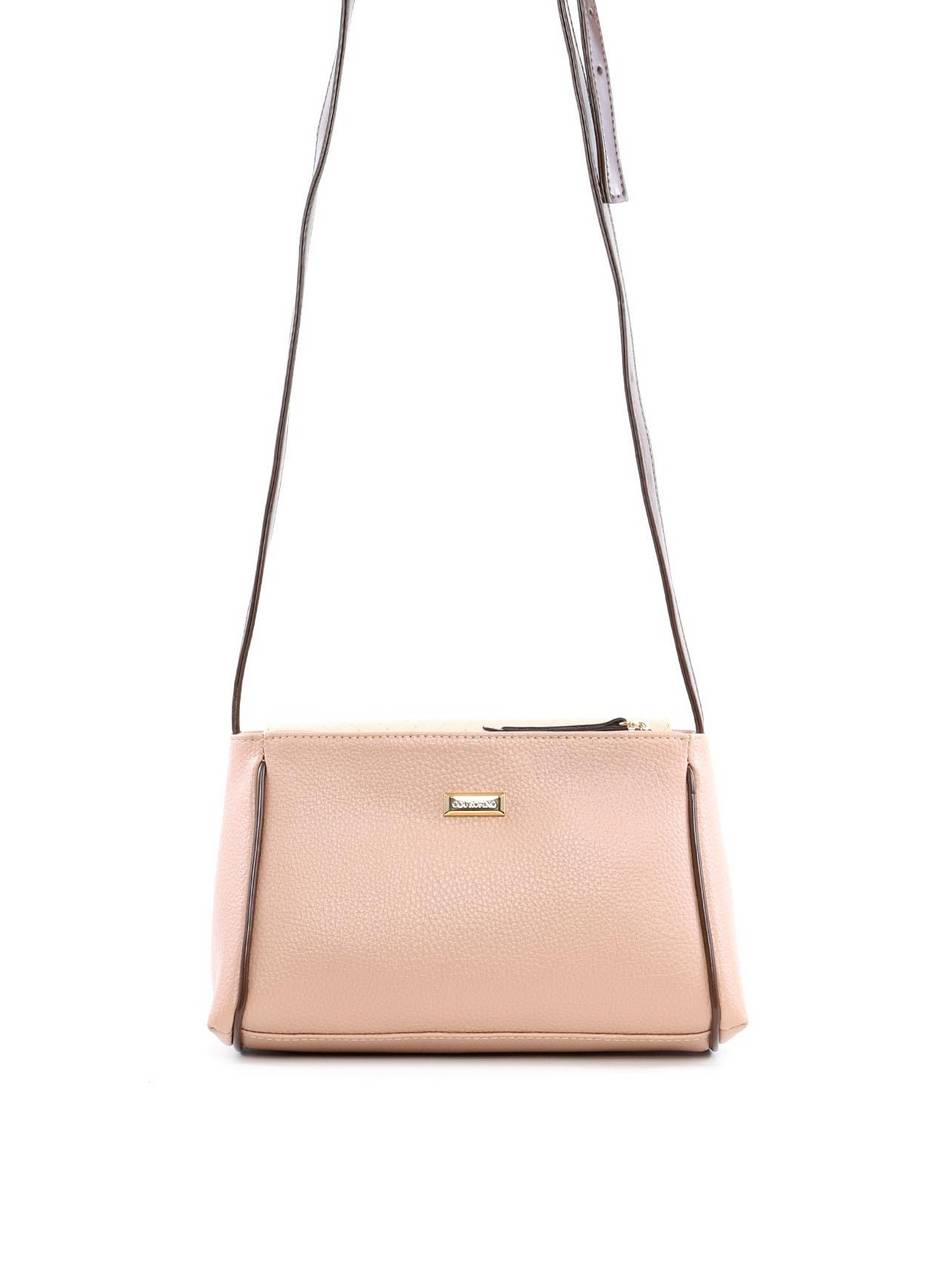 Bolsa Bag Transversal Média com Fivela - Nude BSI-6418 - NU