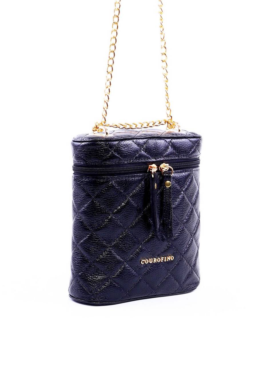 Bolsa Catherine Bucket Matelassê - Preta BSI-6323 - PR