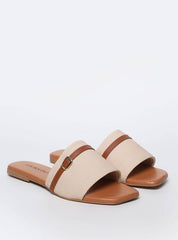 Sandália Feminina Rasteira Slide Castor SDI-11543 - CS