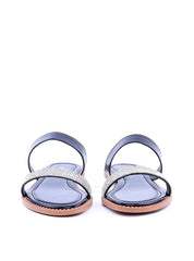 Rasteira de Dedo com Strass - Preta SDI-11798 - PR