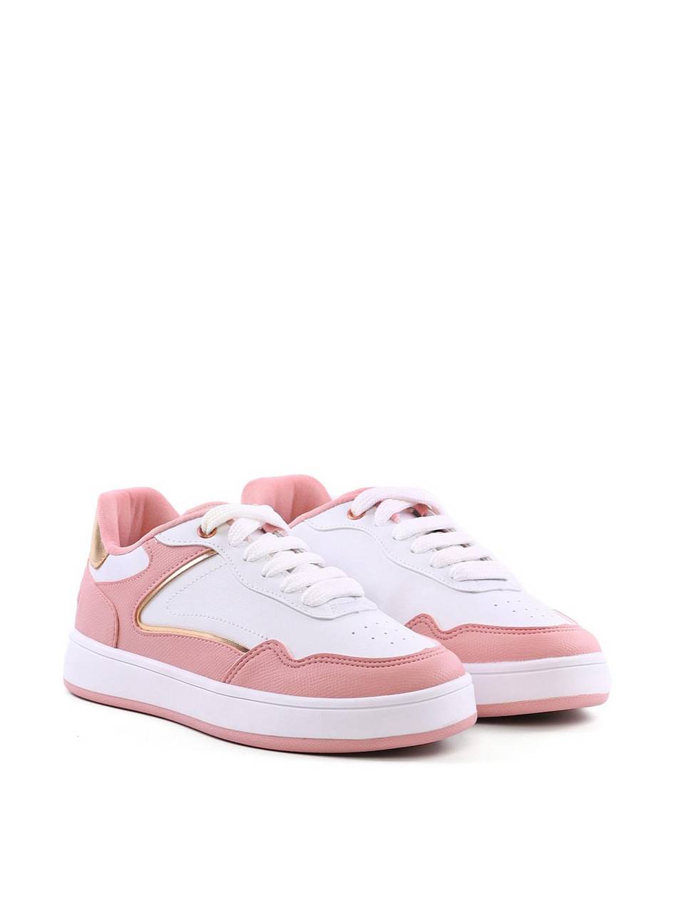 Tênis Casual com Recortes - Rosa SP-12114 - RS