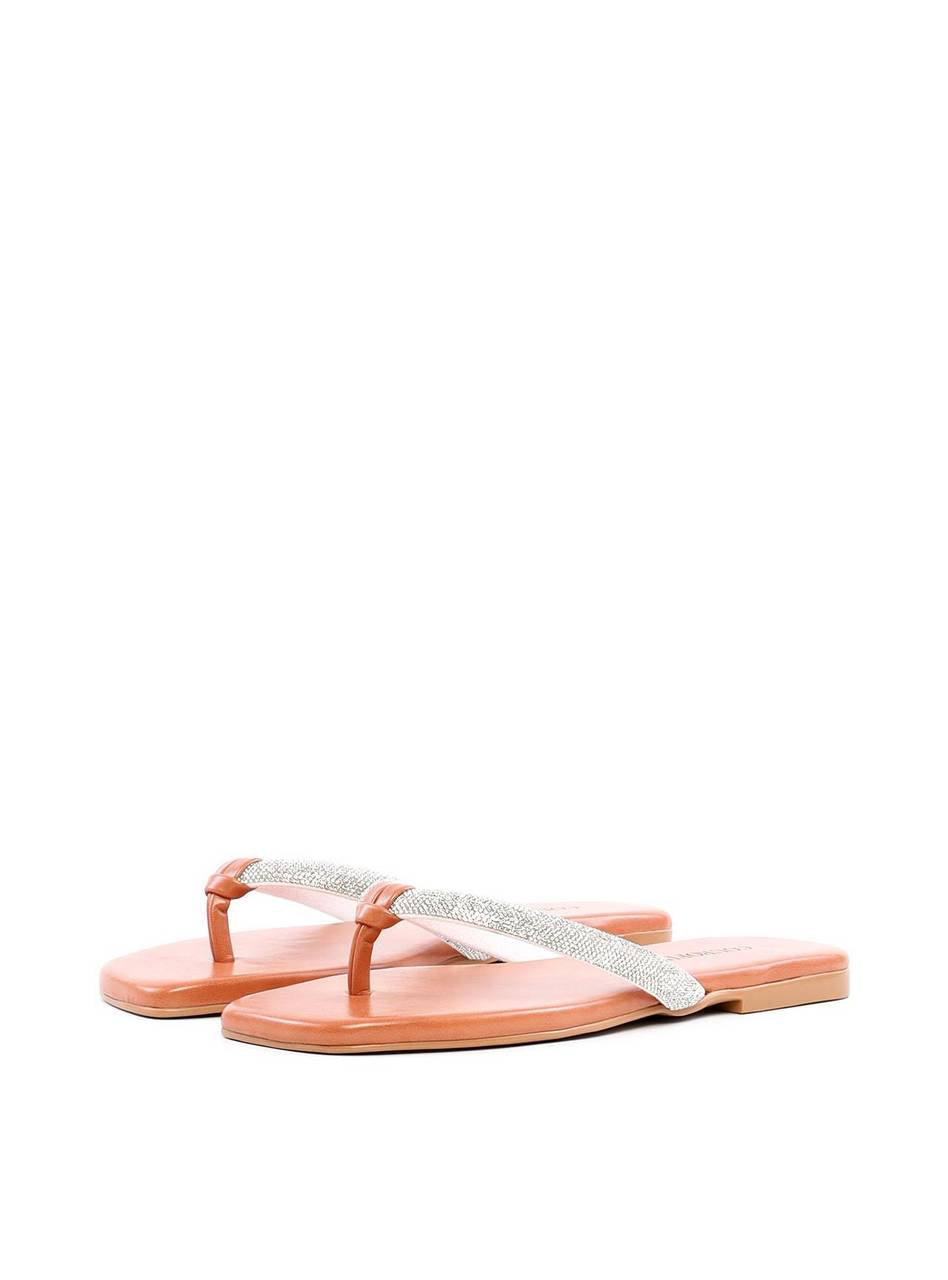 Rasteira de Dedo com Strass - Nude SDI-11889 - NU