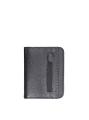 Carteira Masculina Clássica Grande Zíper Externo Preta CAI-823 - PR