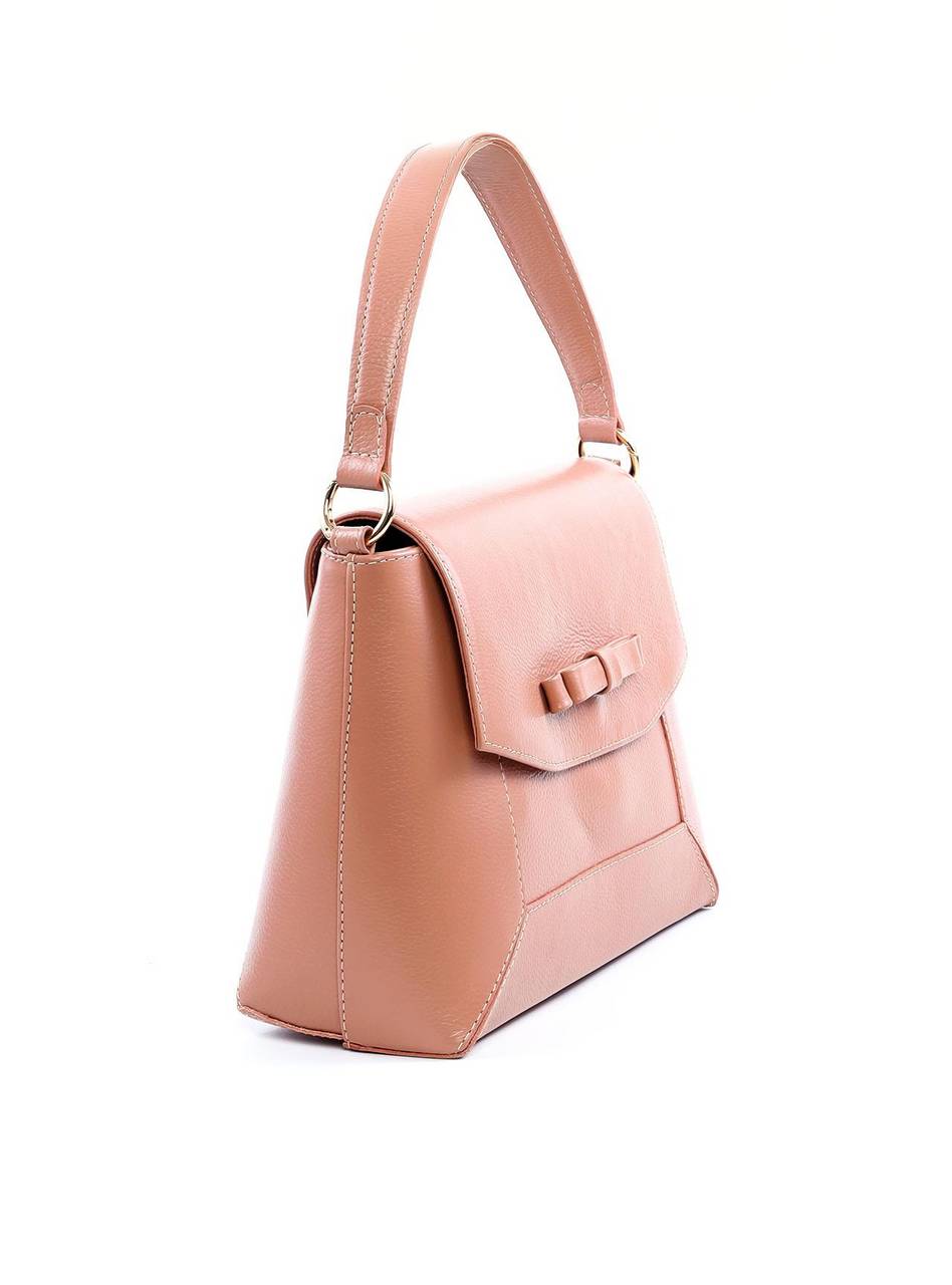 Bolsa Satchel de Mão com Detalhes em Costura BSI-6075 - NU