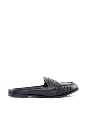 Mule Mocassim Drapeado - Preta SDI-12137 - PR
