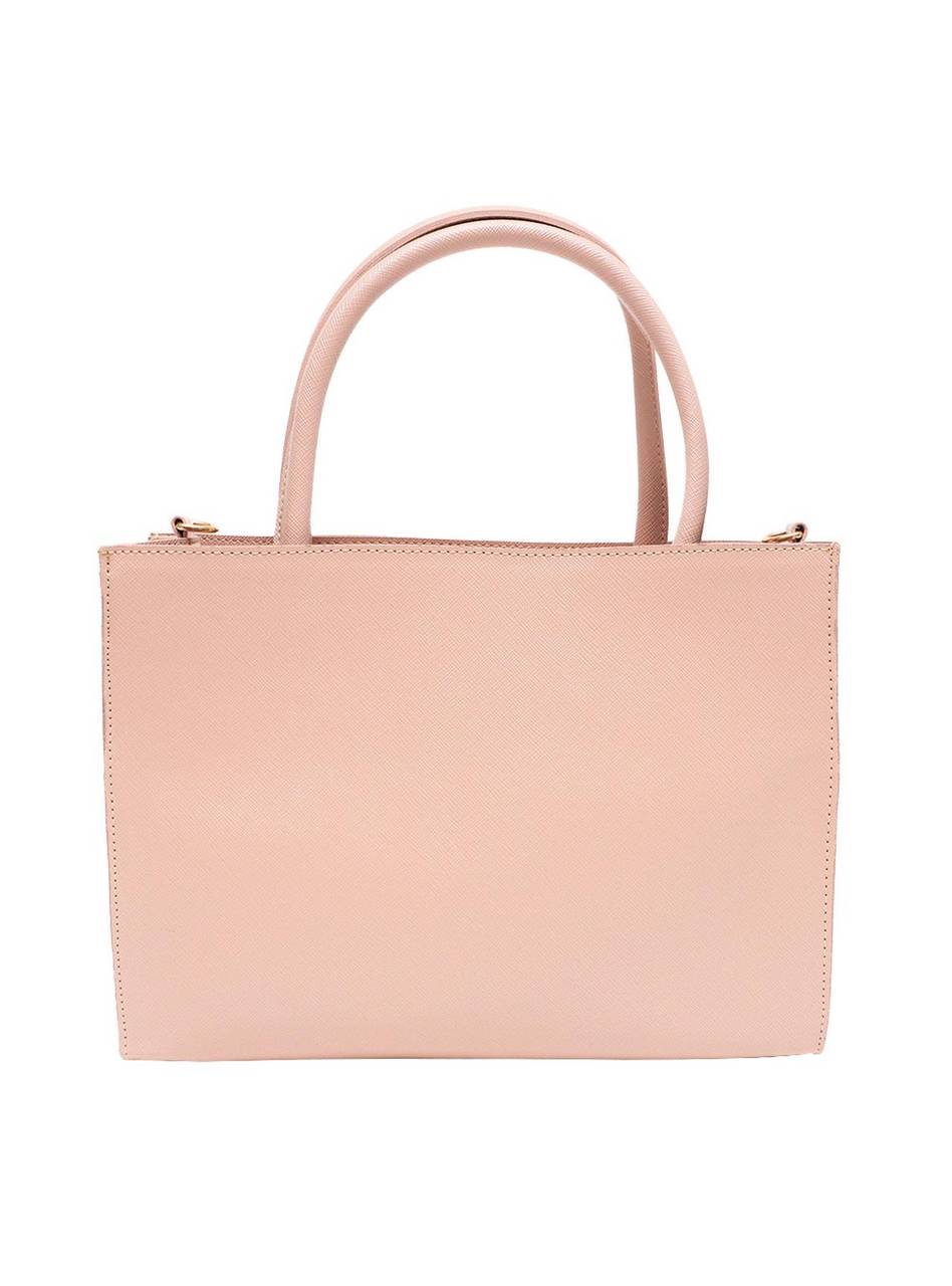 Bolsa Tote Mão Média Quadrada Nude BSI-4415 - NU