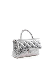Bolsa Satchel Pequena com Matelassê e Fecho Giratório BSI-6505 - PT