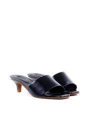 Tamanco Salto Kitten com Tira Larga - Preto SDI-11908 - PR