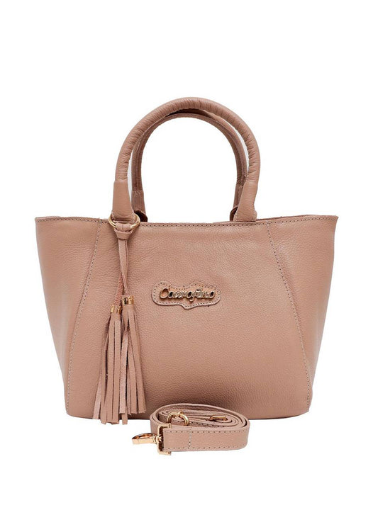 Bolsa Tote Média Coro Duas Vassourinhas Nude BSI-5169 - NU