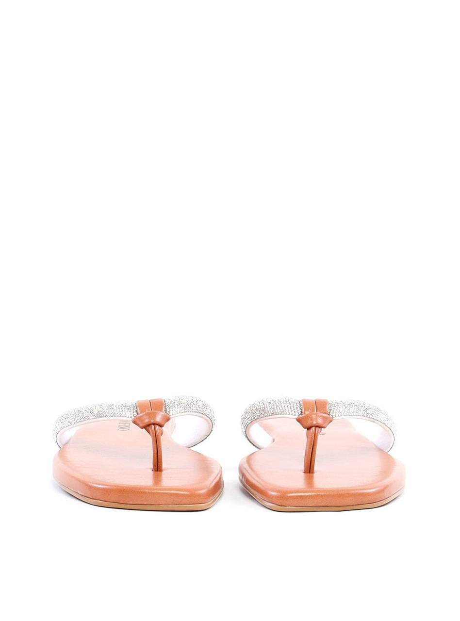 Rasteira de Dedo com Strass - Nude SDI-11889 - NU