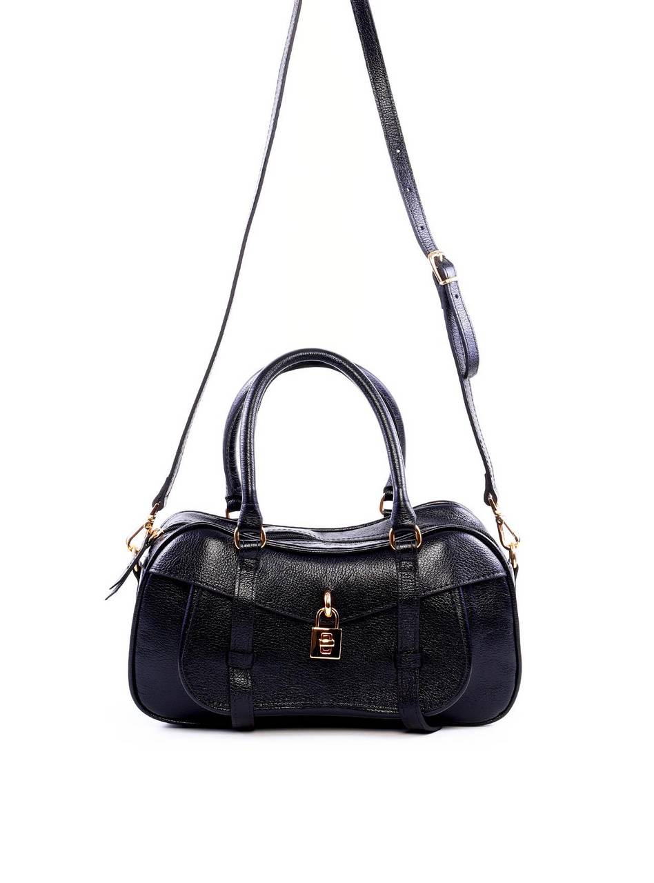Bolsa Tote com Fecho Cadeado - Preta BSI-6277 - PR