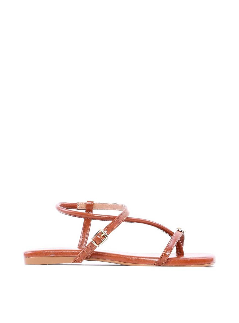 Rasteira com Tira Lateral e Esferas - Castor SDI-11854 - CS