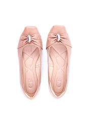 Scarpin com Salto Baixo Drapeado - Nude SDI-11742 - NU