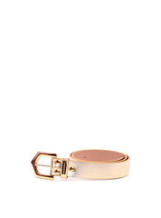Cinto Feminino Couro Fivela Triangular Ouro CTI-938 - AU