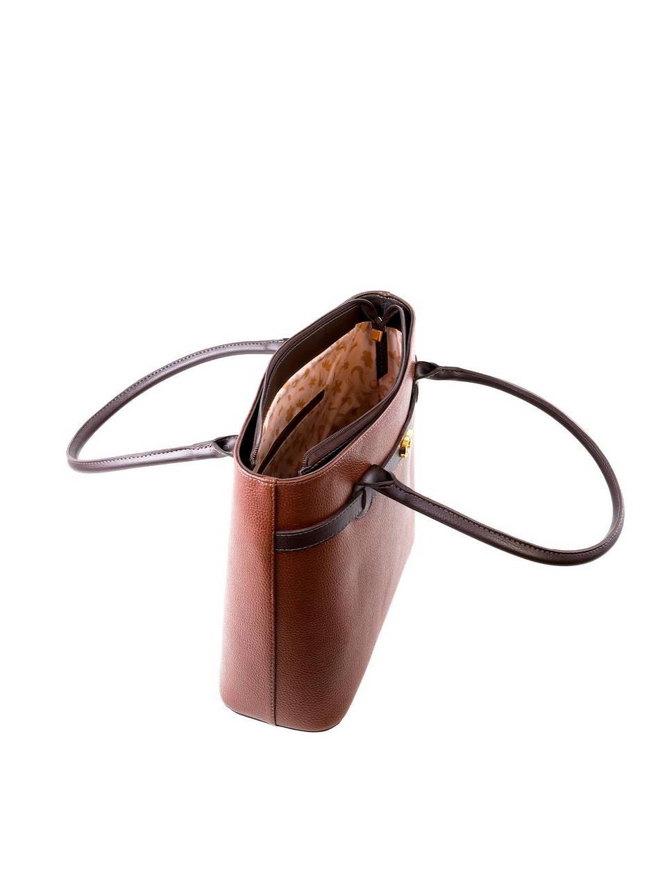 Bolsa Shopper com Tira Frontal - Cacau BSI-6434 - CA