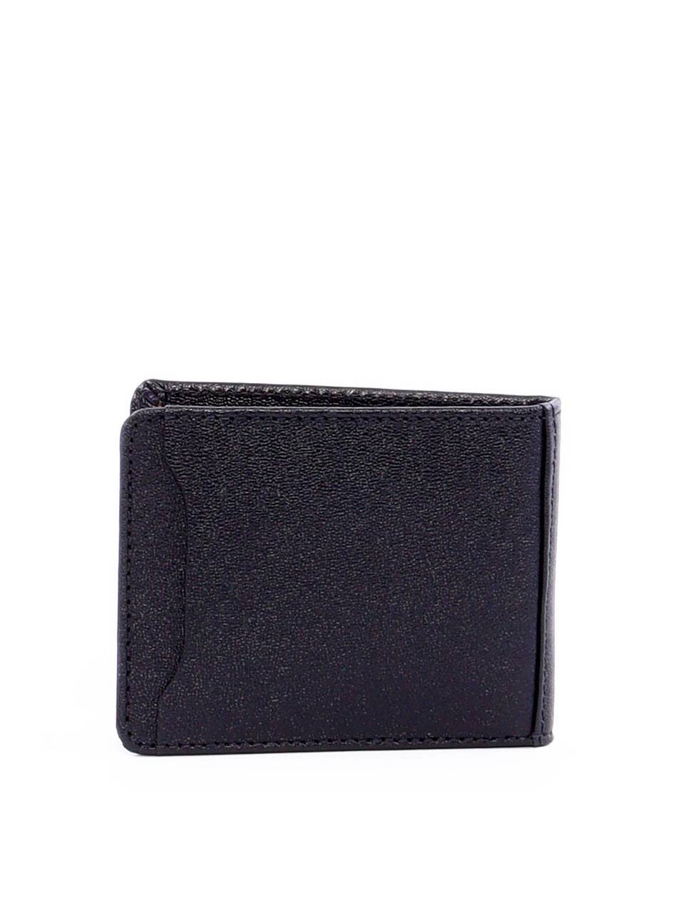 Carteira Masculina Slim com Porta-Documentos Externo - Preta CAI-1020 - PR