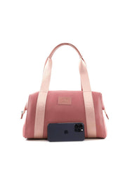 Bolsa Baú em Tela com Fita na Alça - Rosa BSI-6400 - RS