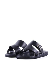 Chinelo Slide Masculino com Tiras Cruzadas - Preta SDI-12082 - PR