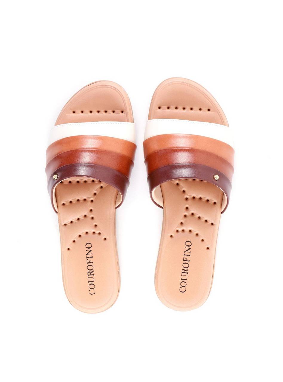 Rasteira Slide Colorida Confort - Colorida SDI-11966 - CL