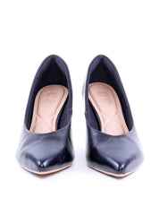 Scarpin Salto Cromado e Bico Fino - Preta SDI-11690 - PR