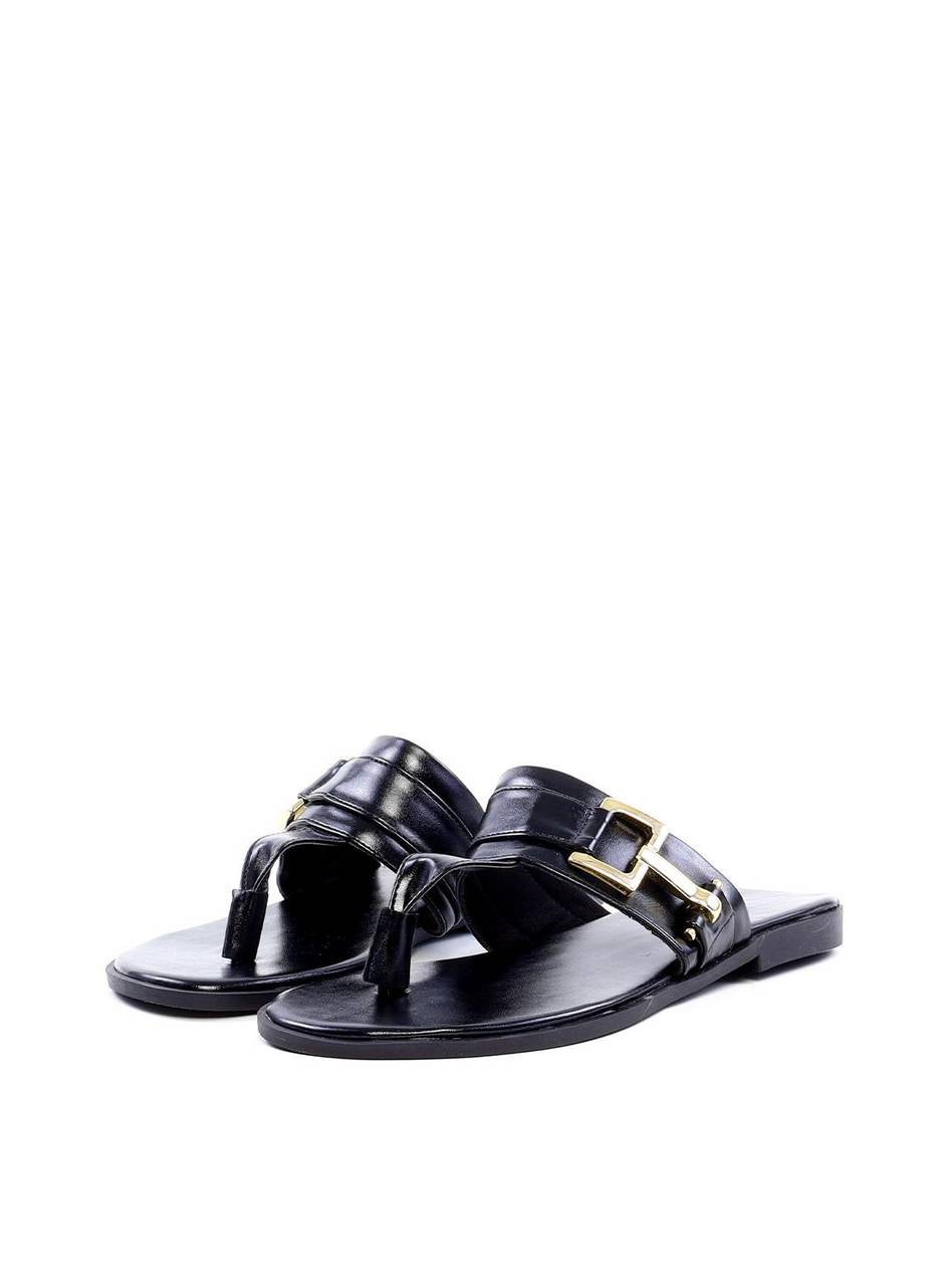 Rasteira com Bridão Orgânico - Preta SDI-11954 - PR