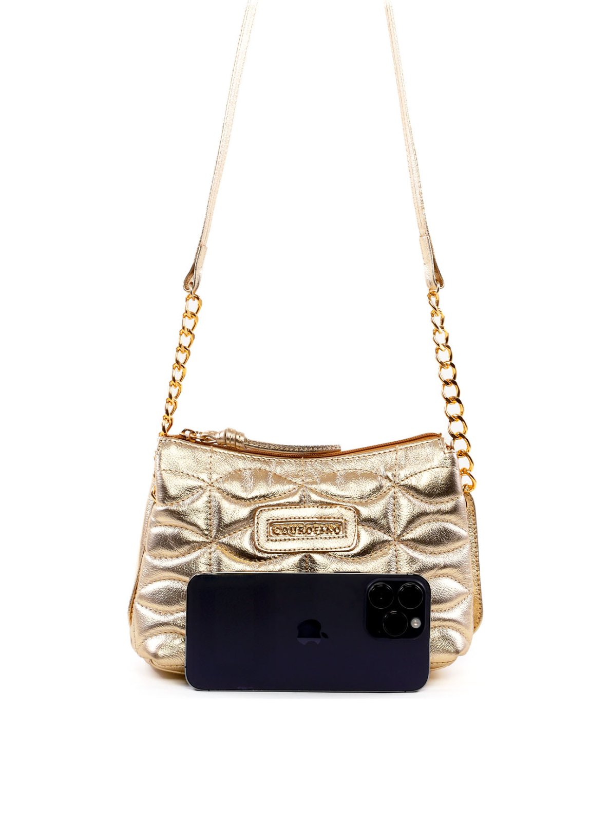 Bolsa Transversal Pequena com Matelassê BSI-6504 - AU