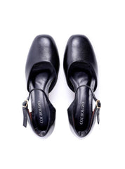 Scarpin Mary Jane com Salto Bloco - Preta SDI-12166 - PR