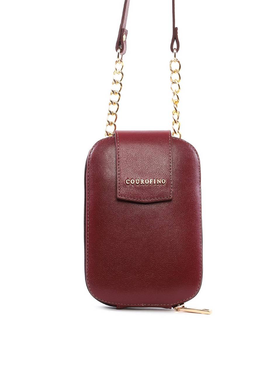Bolsa Porta Celular Transversal - Vinho BSI-6472 - VI