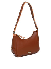 Bolsa Hobo de Ombro com Detalhes na Lateral - Castor BSI-5952 - CS