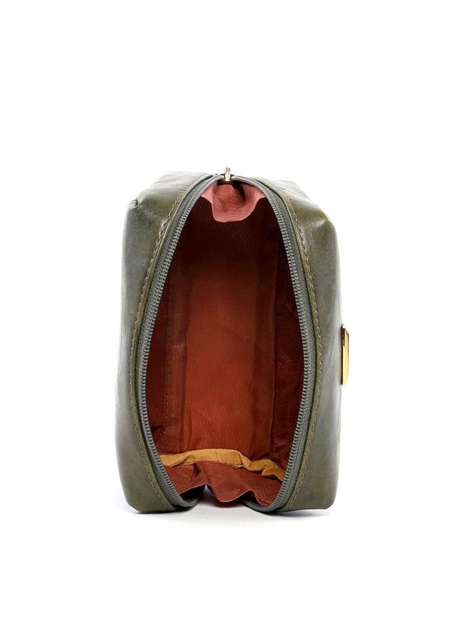 Necessaire com Abertura Total e Divisórias - Verde  NSI-156 - VD