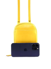 Bolsa Bag Transversal Coração Porta Celular - Amarela BSI-6396 - AM